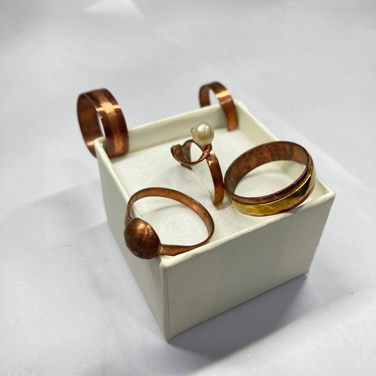 Handmade Copper Ring - Free Size