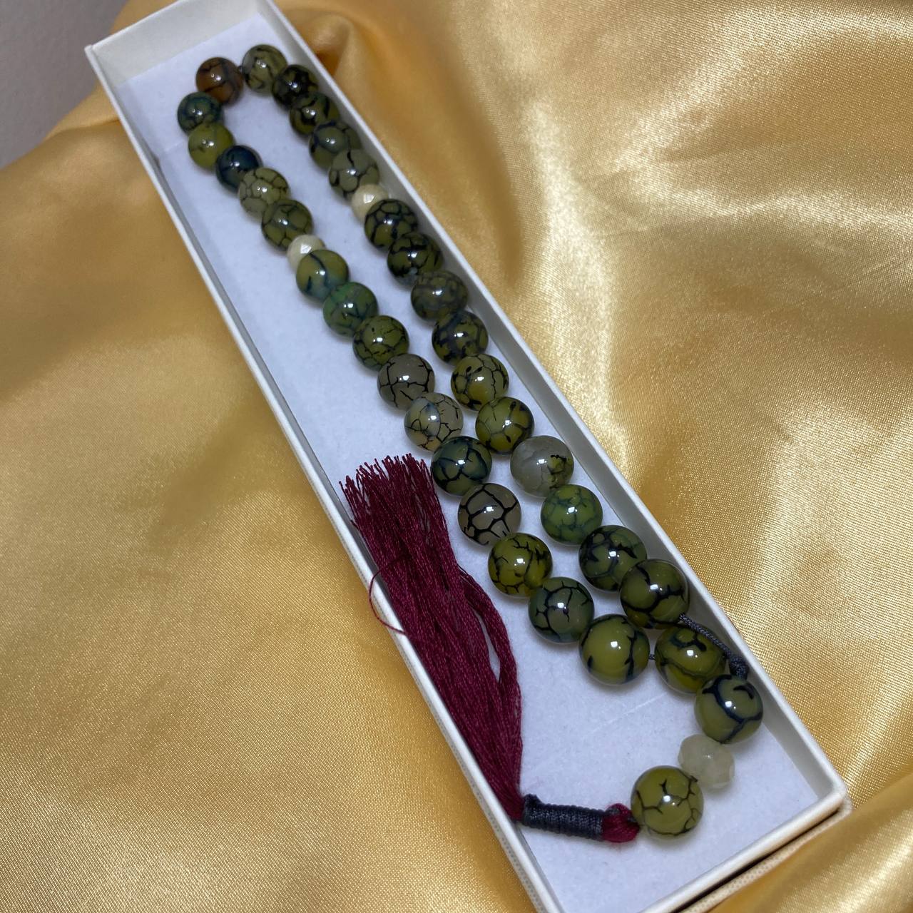 Dragon Agate 33 Beads Rosary