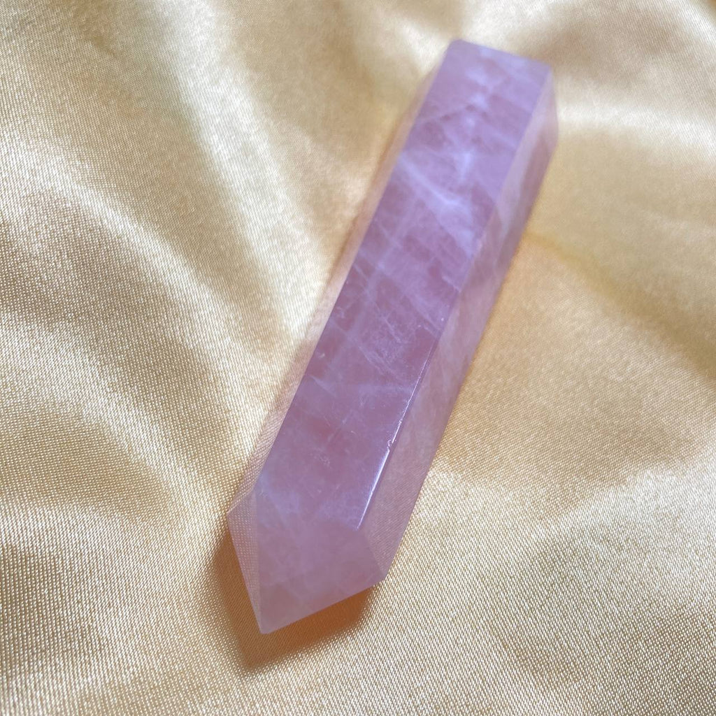 African Rose Quartz Tower