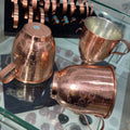 three copper cup 