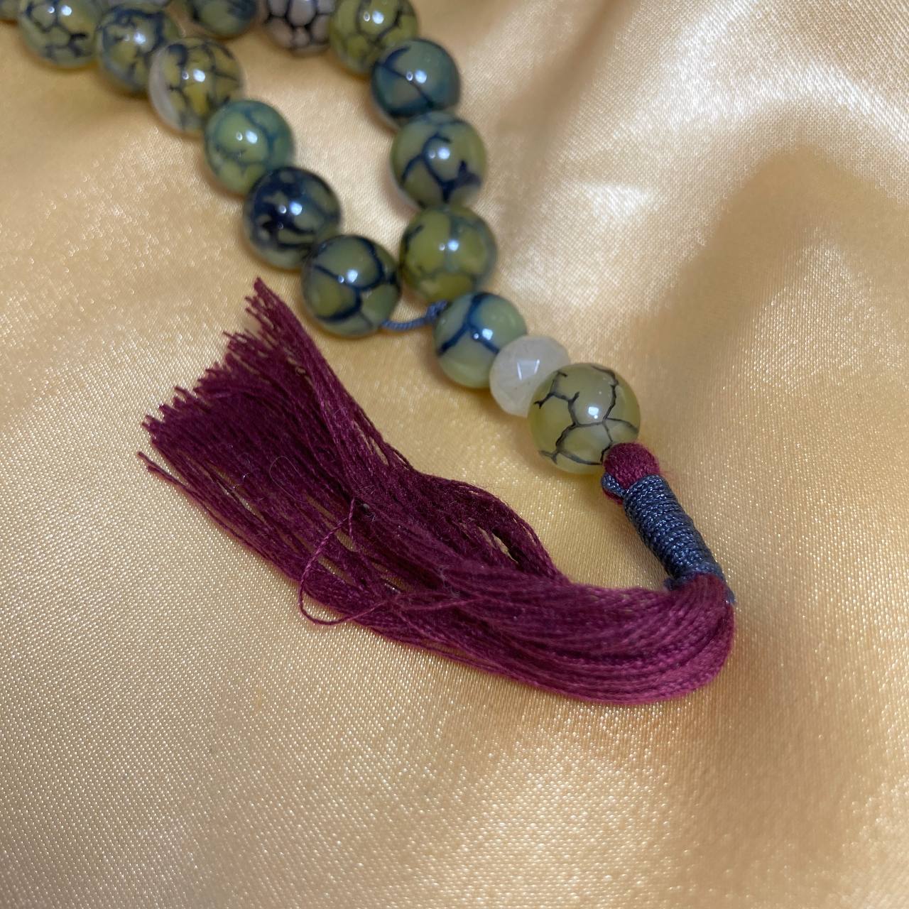 Dragon Agate 33 Beads Rosary