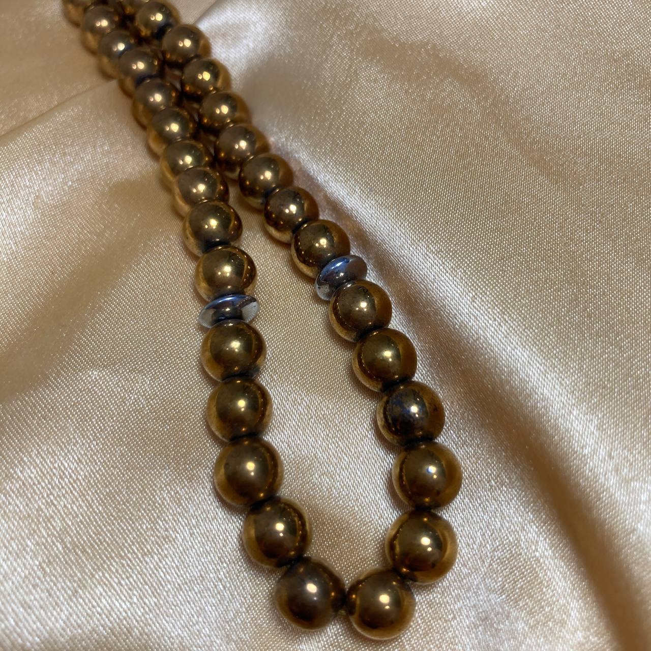 Golden Hematite 33 Beads Rosary