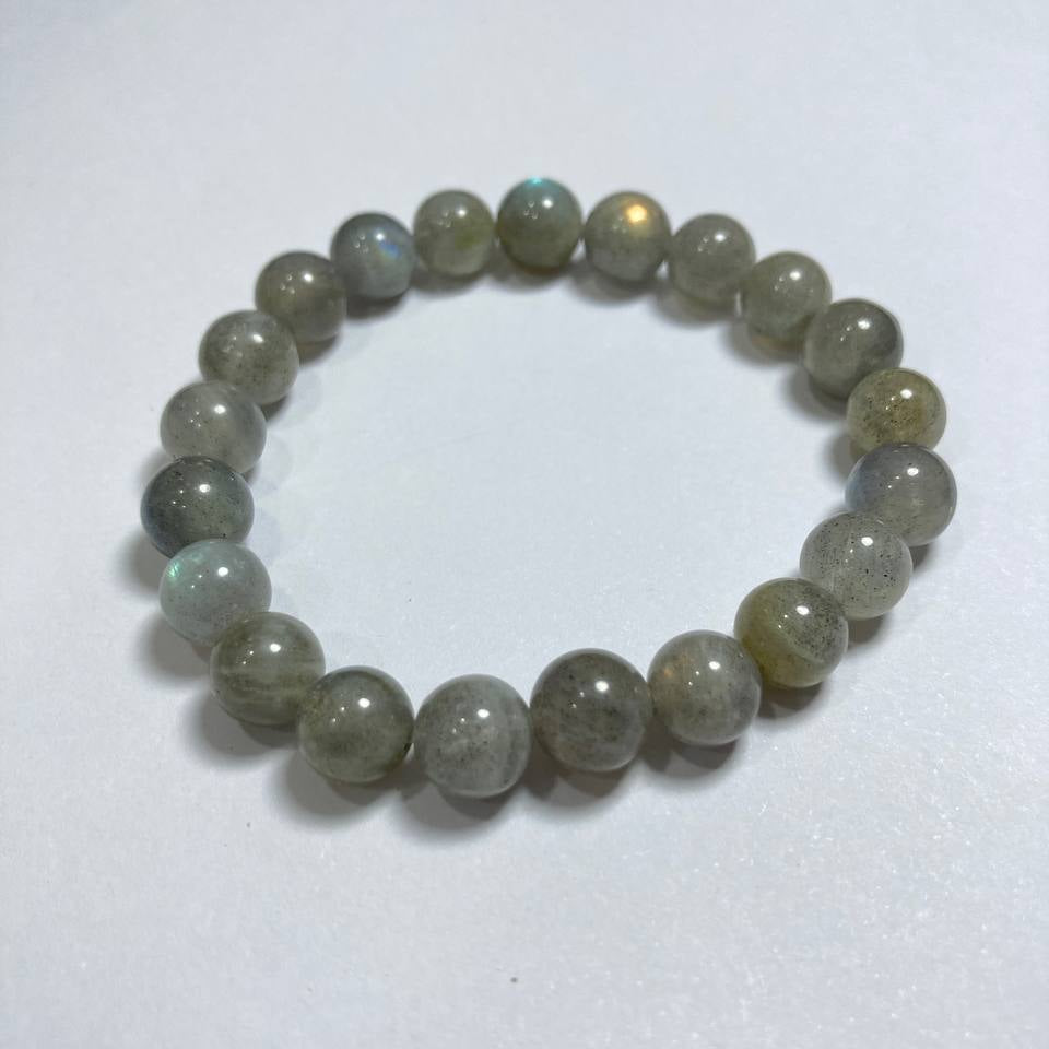 Labradorite High Quality Beaded Elastic Bracelet