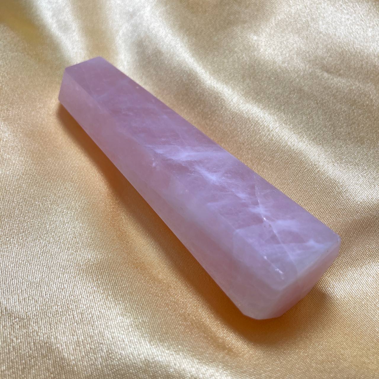 African Rose Quartz Tower