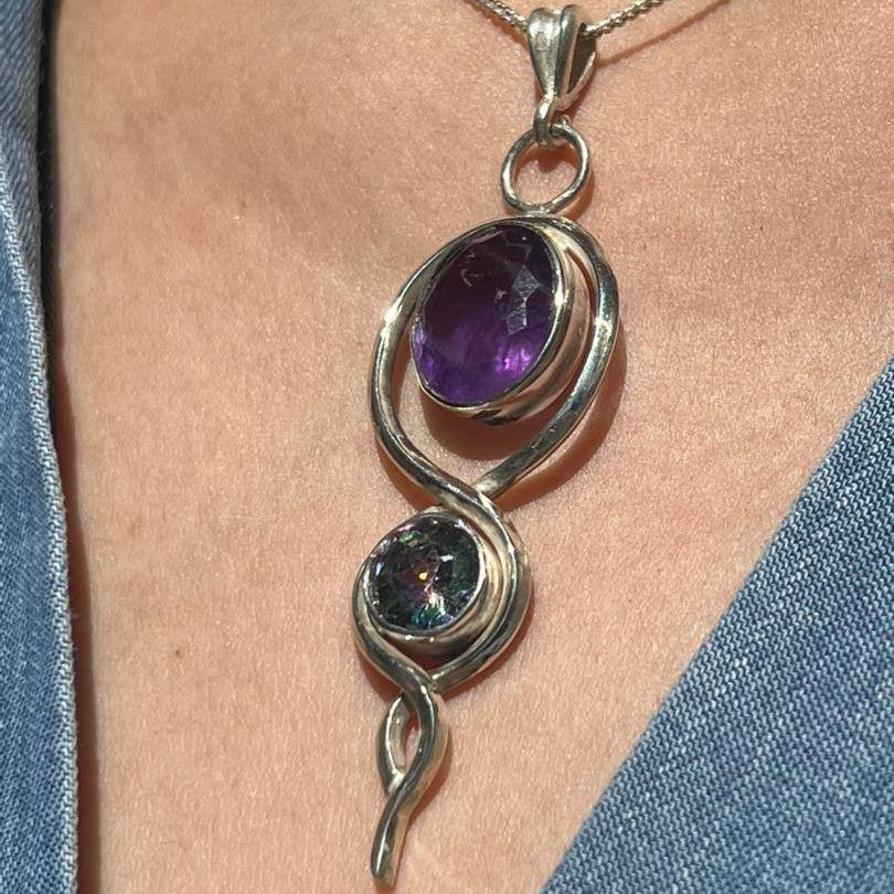 Ballerina Silver Pendant