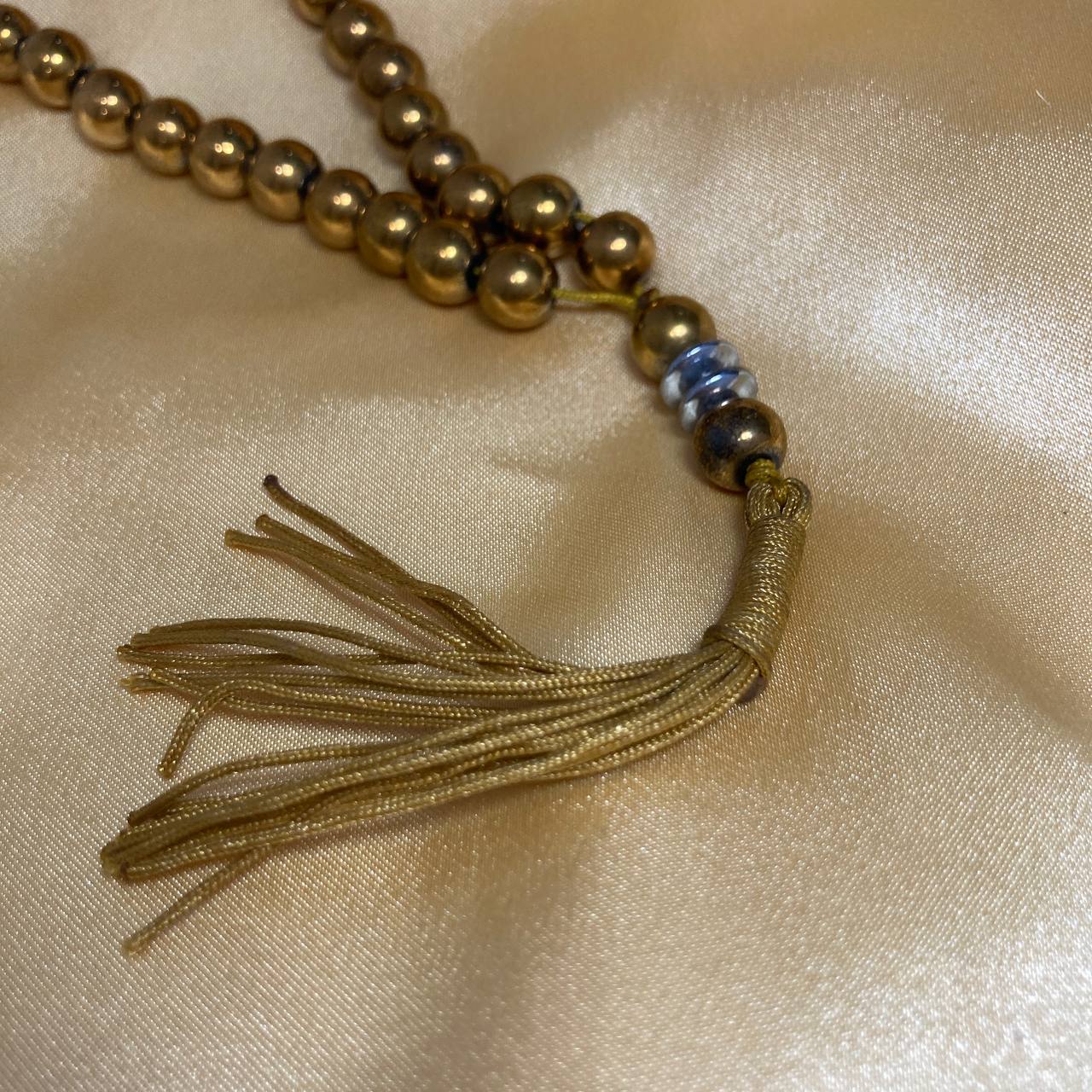 Golden Hematite 33 Beads Rosary