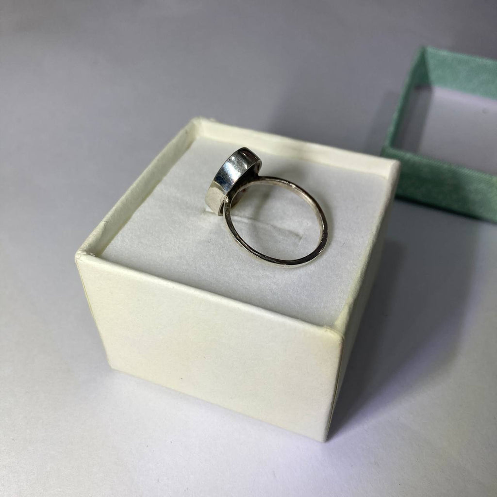Neyshabur Turquoise Handmade Silver Ring 5ct