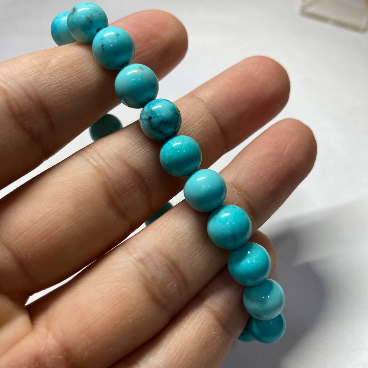 African Turquoise Elastic Bracelet