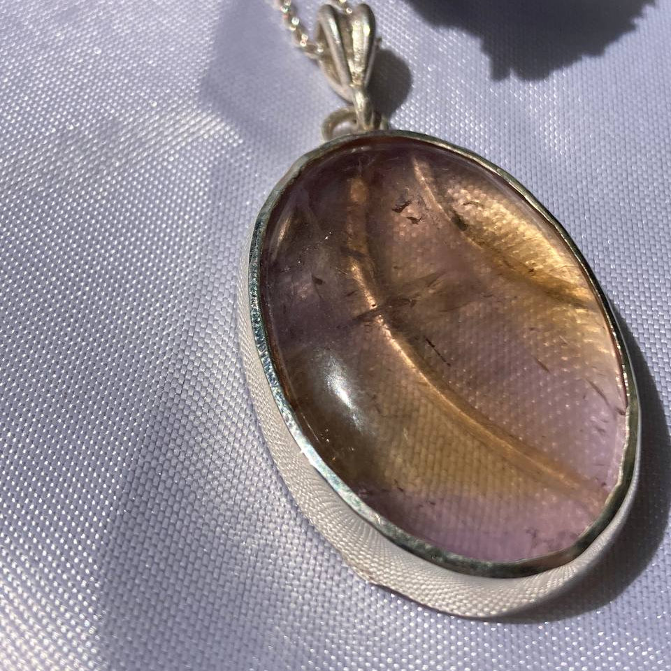 Ametrine Silver Pendant