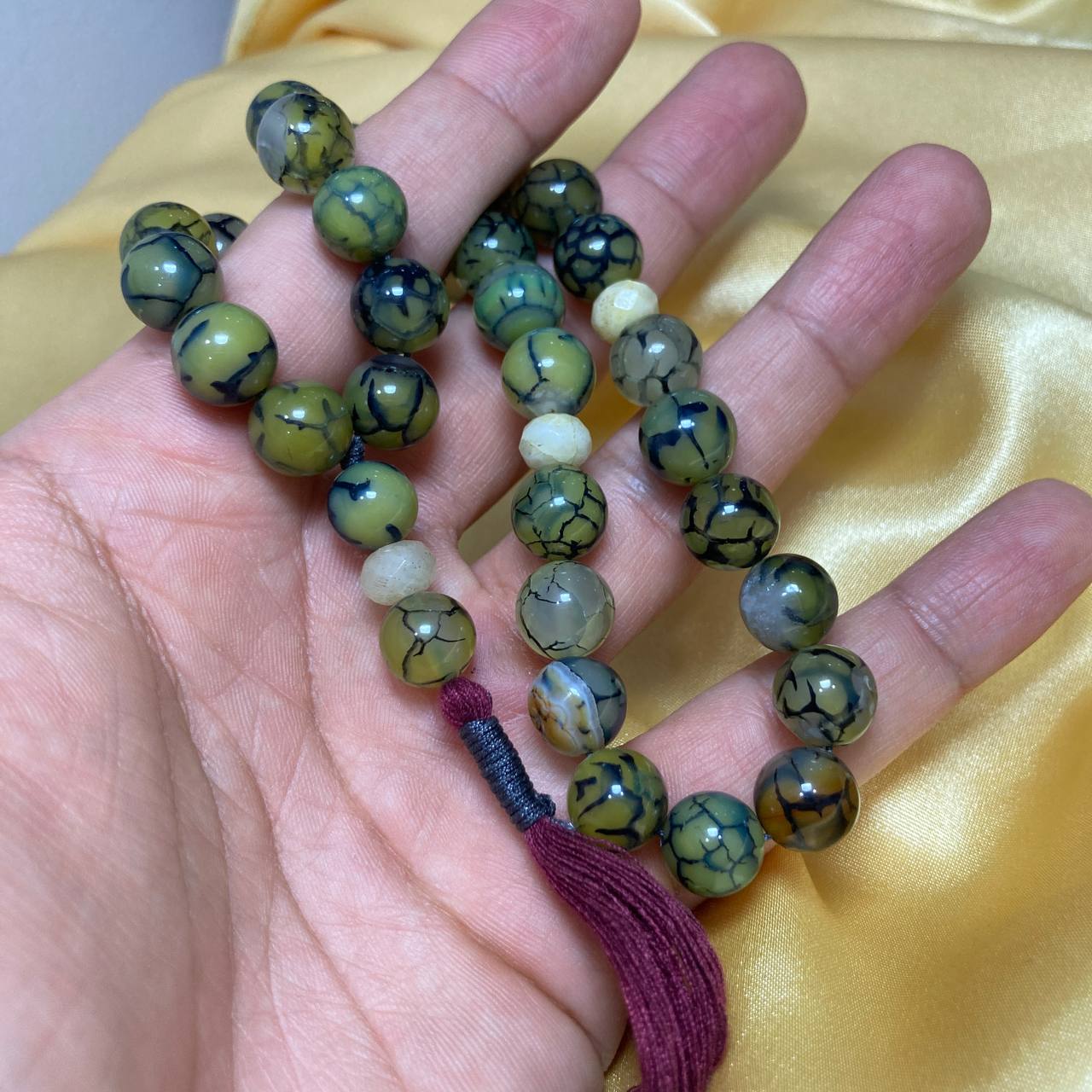 Dragon Agate 33 Beads Rosary