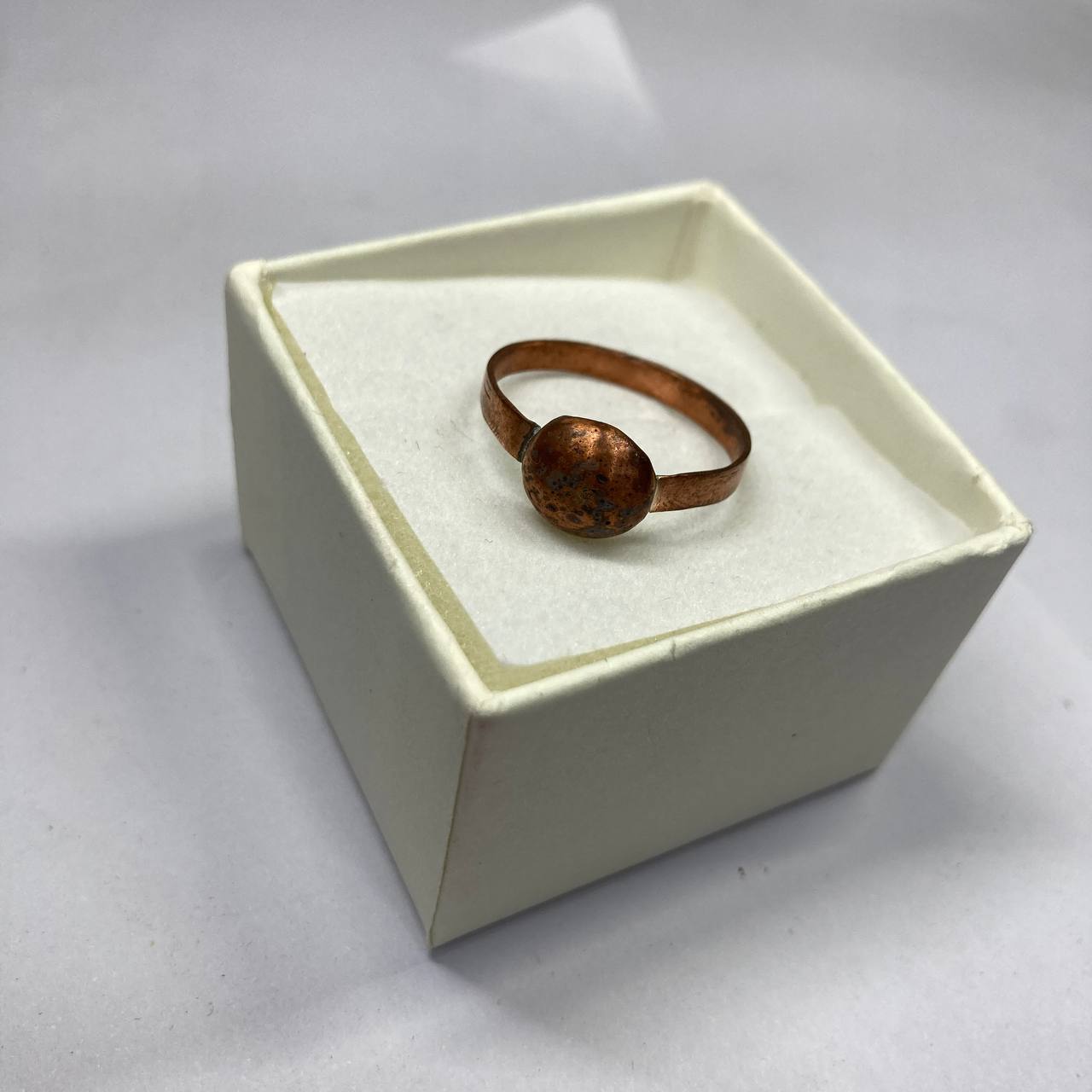 Handmade Copper Ring - Free Size